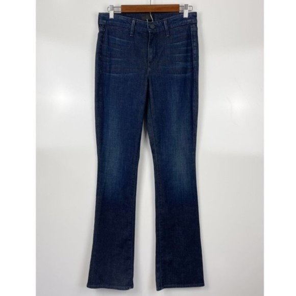 VINCE Taylor High Rise Bootcut Jeans Dark Wash Size 28 - Picture 2 of 12